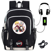 Load image into Gallery viewer, Demon Slayer Printed Backpack
