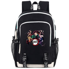 Load image into Gallery viewer, Demon Slayer Printed Backpack
