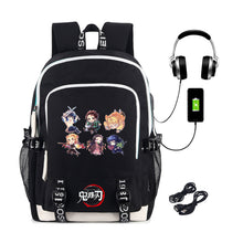 Load image into Gallery viewer, Demon Slayer Printed Backpack
