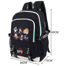 Load image into Gallery viewer, Demon Slayer Printed Backpack
