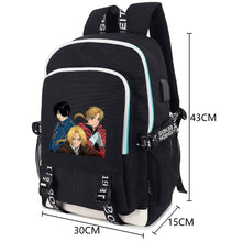 Load image into Gallery viewer, Fullmetal Alchemist Laptop Backpack
