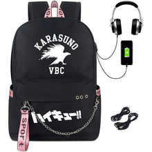 Load image into Gallery viewer, Haikyuu Laptop Luminous Backpack
