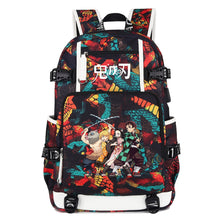 Load image into Gallery viewer, Demon Slayer Laptop Backpack
