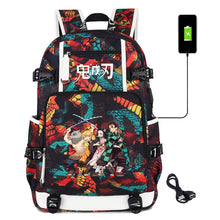 Load image into Gallery viewer, Demon Slayer Laptop Backpack
