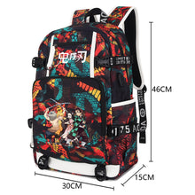 Load image into Gallery viewer, Demon Slayer Laptop Backpack
