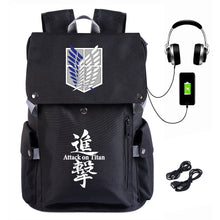 Load image into Gallery viewer, Attack on Titan Laptop Backpack
