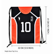 Load image into Gallery viewer, Haikyuu Oxford Drawstring Backpack
