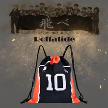 Load image into Gallery viewer, Haikyuu Oxford Drawstring Backpack
