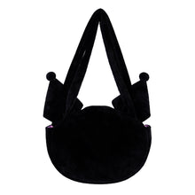 Carregar imagem no visualizador da galeria, Kuromi Fluffy Plush Shoulder Bag
