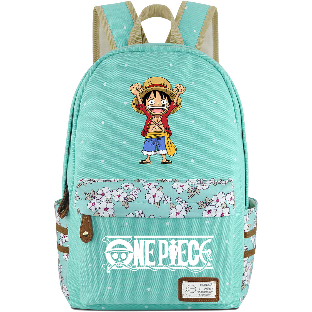 One Piece Luffy Canvas Backpack