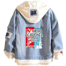 Carregar imagem no visualizador da galeria, My Hero Academia Shoto Todoroki Denim Jacket
