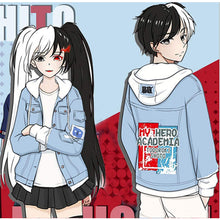 画像をギャラリービューアに読み込む, My Hero Academia Shoto Todoroki Denim Jacket
