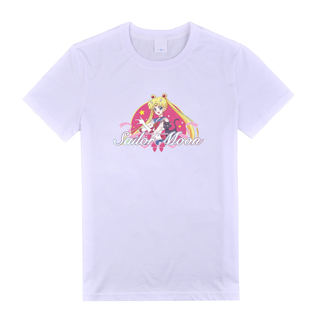 Sailor Moon Tsukino Luna Cat Womens T-Shirt