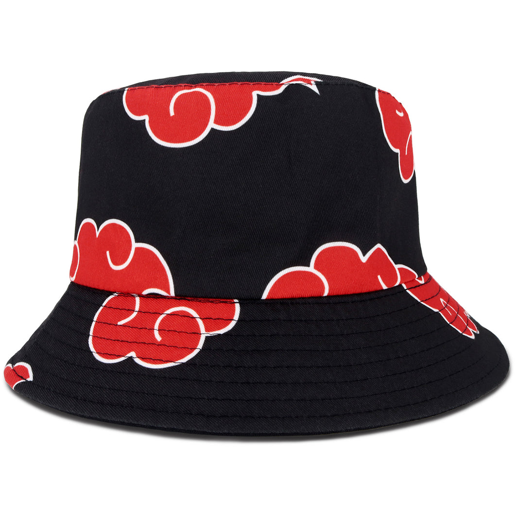 Naruto Akatsuki Red Cloud Bucket Hat