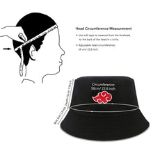 画像をギャラリービューアに読み込む, Naruto Akatsuki Red Cloud Bucket Hat
