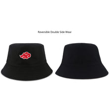 画像をギャラリービューアに読み込む, Naruto Akatsuki Red Cloud Bucket Hat
