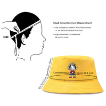 Load image into Gallery viewer, One Piece Luffy Bucket Hat
