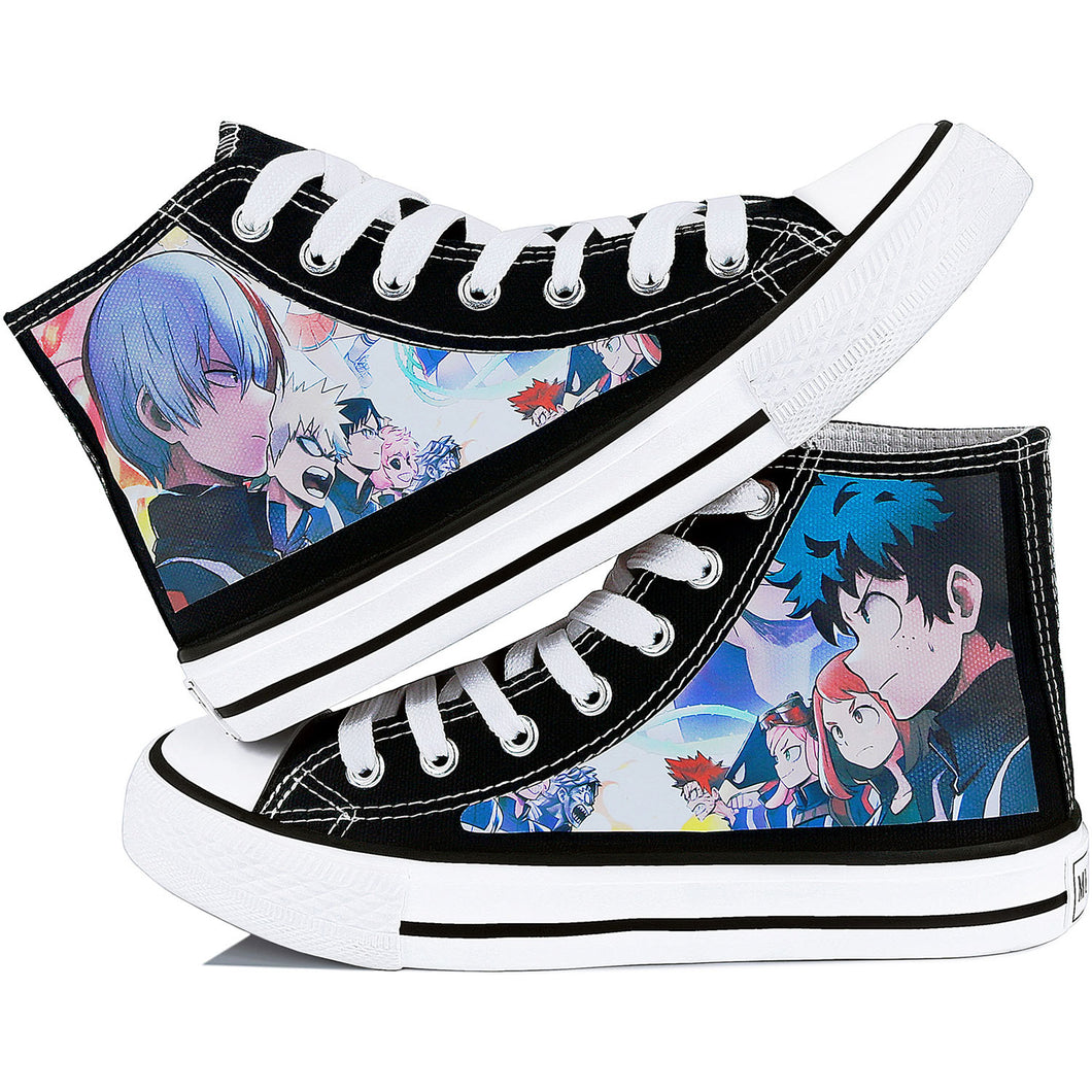 My Hero Academia High Top Canvas Sneakers