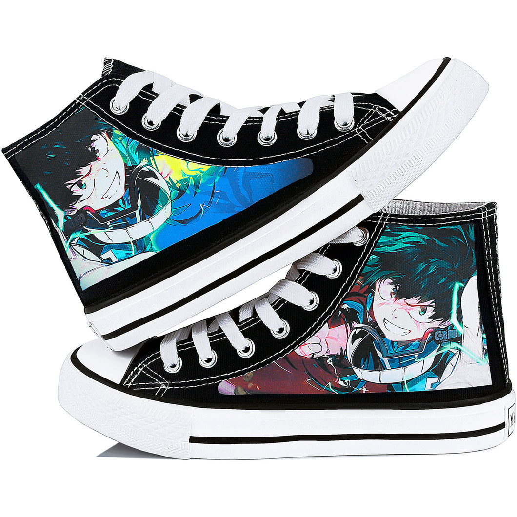 My Hero Academia High Top Canvas Sneakers