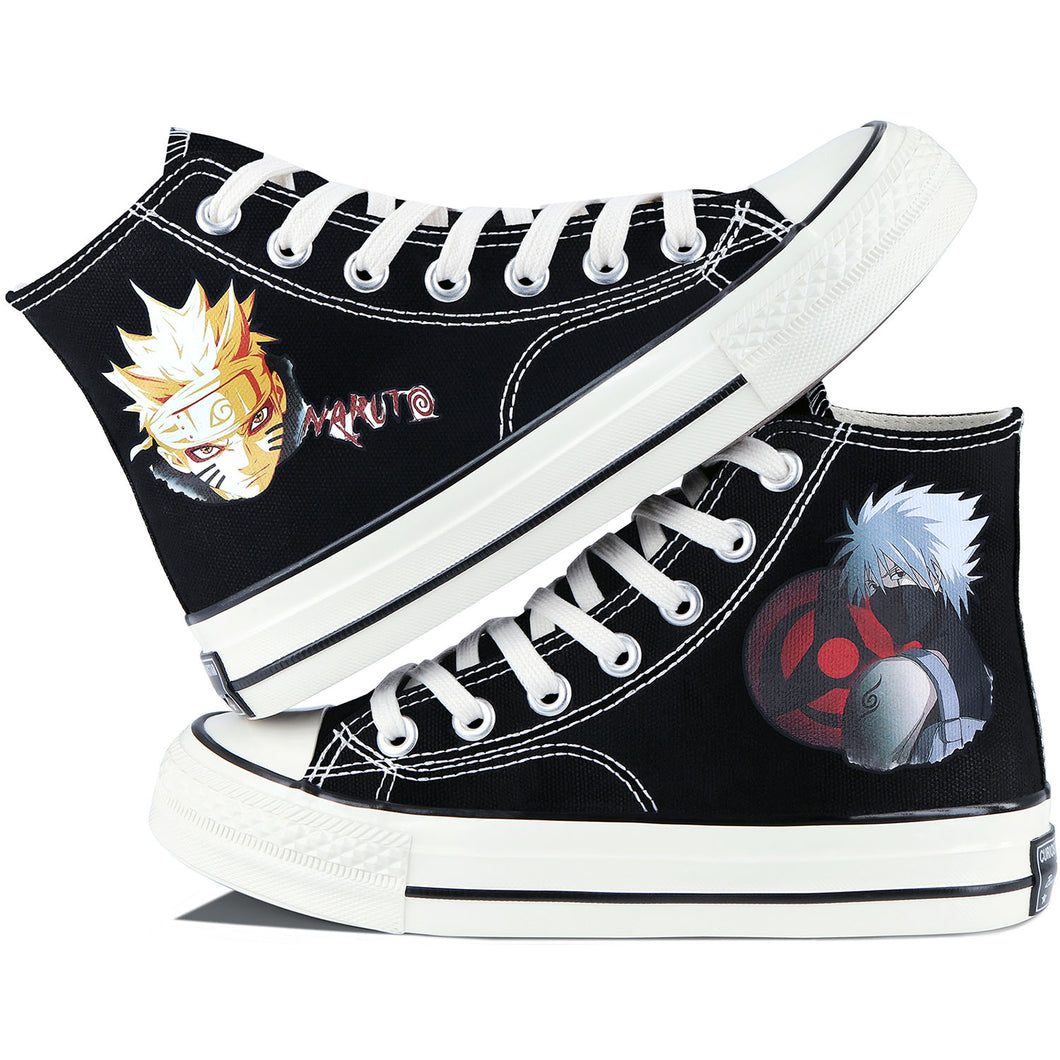 Naruto Lace-up Canvas Sneakers